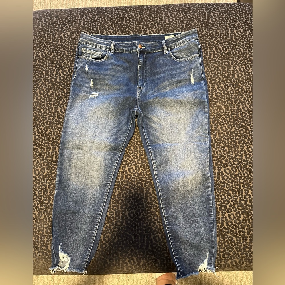 Ankle skinny denim